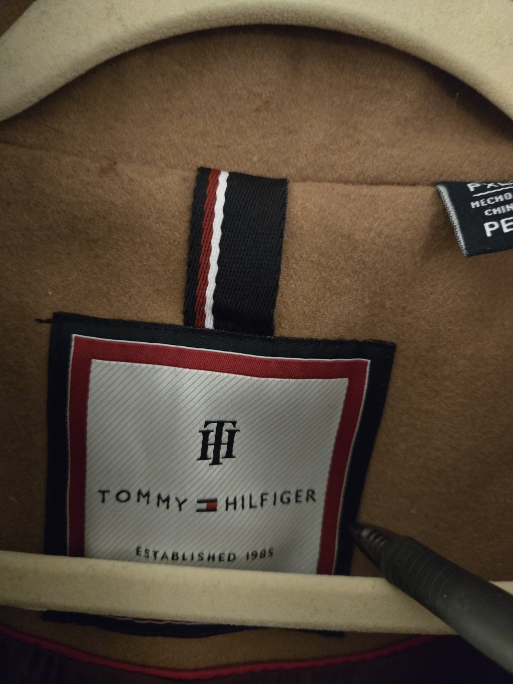 Tommy Hilfiger Women's Camel Wool-Blend Coat - Picture 7 of 8